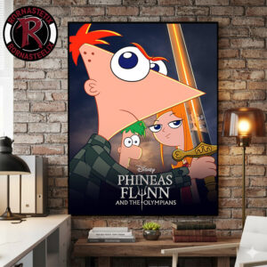 Phineas And Ferb Themed Percy Jackson Phineas Flynn And The Olympians Poster Canvas Decor