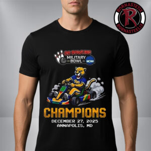 Pittsburgh Panthers Go Bowling Military Bowl Champions 2025 Memorial Stadium Annapolis Maryland On December 27 2025 Mario Kart Unisex T Shirt