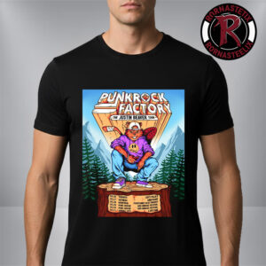 Punk Rock Factory The Justin Beaver Tour 2026 Schedule Tour Dates Unisex T Shirt