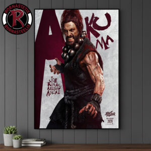 Roman Reigns aka Akuma Street Fighter Movie On 2026 Poster Canvas Decor
