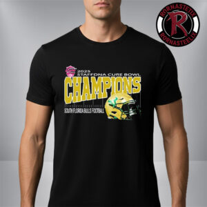 South Florida Bulls Staffdna Cure Bowl Champions 2025 Unisex T Shirt