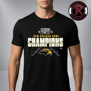 Southern Miss Golden Eagles New Orleans Bowl Champions 2025 Unisex T Shirt