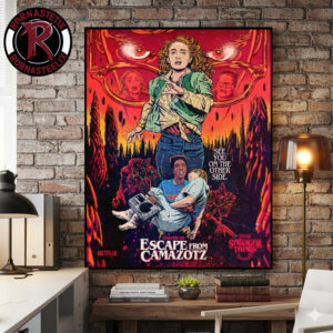Stranger Things 5 Chapter 6 Escape from Camazotz Collab Billy Butcher Poster Canvas Decor