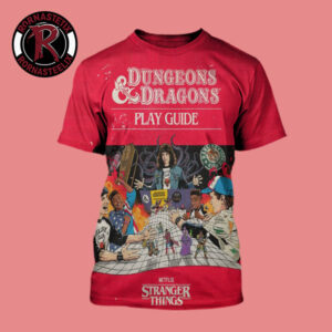 Stranger Things 5 Dungeons And Dragons Play Guide All Over Print Shirt