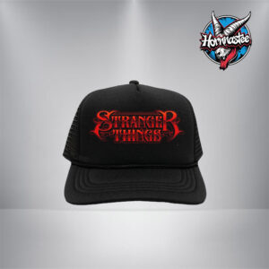 Stranger Things 5 Main Characters New Art Trucker Hat Cap