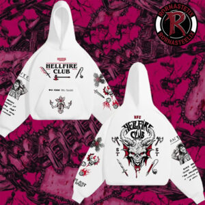 Stranger Things 5 Master Of Puppets Hellfire Club All Over Print Hoodie