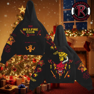 Stranger Things 5 Master Of Puppets Hellfire Club Eddie Munson All Over Print Hoodie