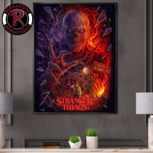 Stranger Things 5 New Poster Vecna Poster Canvas Decor