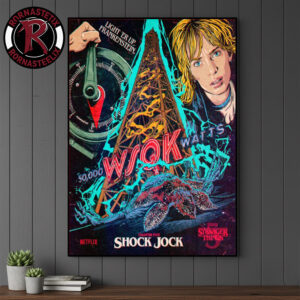 Stranger Things 5 x Billy Butcher Chapter 5 Shock Jock Poster Canvas Decor