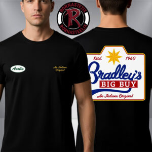 Stranger Things Bradley’s Big Buy Unisex T Shirt Two Sided