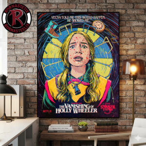 Stranger Things x Billy Butcher Stranger Things Season 5 Chapter Two The Vanishing of Holly Wheeler Poster Canvas Decor