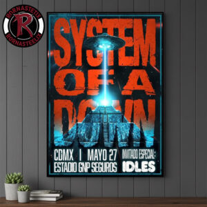 System Of A Down Show At Estadion GNP Seguros In Mexico On May 27 2026 Poster Canvas Decor
