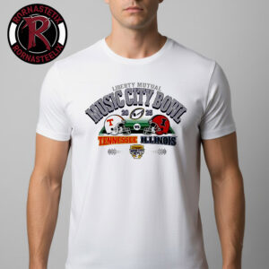 Tennessee Volunteers vs Illinois Fighting Illini Liberty Mutual Music City Bowl 2025 Unisex T Shirt