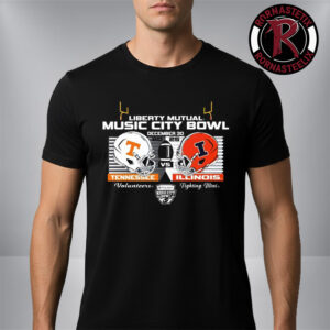 Tennessee Volunteers vs Illinois Fighting Illini Music City Bowl 2025 Helmet Match On December 30 2025 Unisex T Shirt