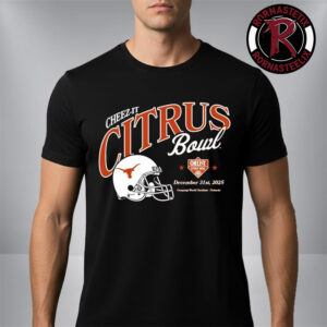Texas Longhorns Helmet Tee Cheez It Citrus Bowl At Camping World Stadium Orlando On December 31 2025 Unisex T Shirt