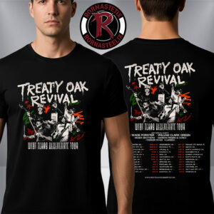 Treaty Oak Revival West Texas Degenerate Tour 2026 Schedule Tour Dates Unisex T Shirt Two Sided