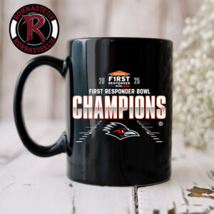 UTSA Roadrunners Champions Tee 2025 First Responder Bowl Champions Mug Cup