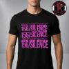 156 Silence Logo Pink Scanner Unisex T Shirt