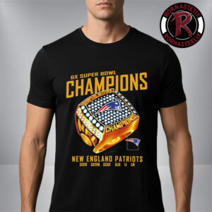 6X Super Bowl Champions New England Patriots Ring Unisex T Shirt