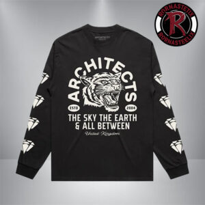 Architects Broken Mirror Tour 2026 Diamond Tiger Black Longsleeve