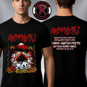 Babymetal World Tour 2025 2026 Pop Up In Tokyo 15th Anniversary On January 7 13 2026 Shibuya Tsutaya 1F Udagawacho Tokyo Unisex T Shirt Two Sided