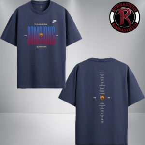 Barcelona FC Winners Supercup Supercopa Champions 2026 Unisex T Shirt