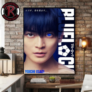 Blue Lock Live Action Main Character Yoichi Isagi Poster Canvas Decor