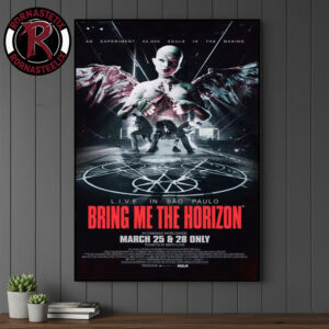 Bring Me The Horizon Live In Sao Paulo In Cinemas Worldwide March 22-28 2026 Poster Canvas Decor