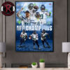 Congrats Seattle Seahawks Won NFC Championship 2025 26 Poster Canvas Decor