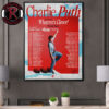 Charlie Puth Whatever’s Clever World Tour 2026 Schedule Venue Tour Dates Poster Canvas Decor