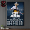 Cody Johnson Live 26 North America Tour 2026 Schedule Tour Dates Poster Canvas Decor
