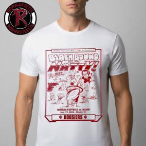 College Football Playoff National Championship 2026 Indiana Hoosiers vs Miami Hurricanes Beach Bound For The Natty Unisex T Shirt