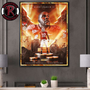 Congrats Mark Ingram II College Football Hall Of Fame 2026 Poster Canvas Decor