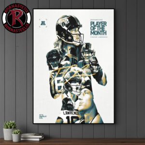 Congrats Trevor Lawrence Jacksonville Jaguars Player Of The Month Poster Canvas Decor