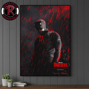Daredevil Born Again Season 2 First Poster Marvel Televisions Premieres March 24 2026 Poster Canvas Decor
