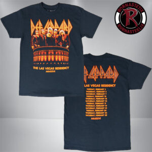 Def Leppard The Las Vegas Palace Photo Residency 2026 Unisex T Shirt