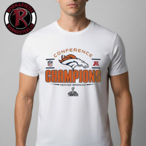 Denver Broncos Champions NFL 2026 AFC Conference Champions National Football League Mascot Unisex T Shirt