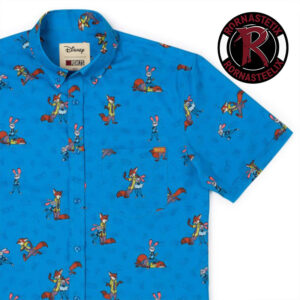 Disney’s Zootopia Paw And Order RSVLTS Man And Women Hawaiian Shirt