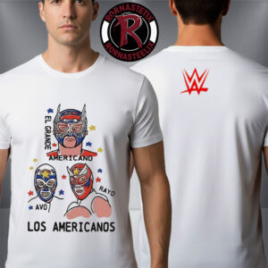 WWE El Grande Chad Gable Americano Los Americanos Trio Unisex T Shirt Two Sided
