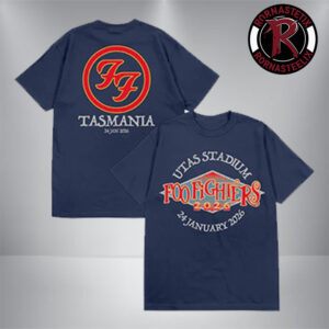 Foo Fighters Tasmania Tour Merch Utas Stadium January 24 2026 Unisex T Shirt