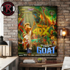 GOAT Movie 4DX New Poster February 13 2026 Poster Canvas Decor
