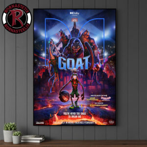 GOAT Movie New Dolby Poster For Sony Pictures Animation In Theaters February 13 2026 Poster Canvas Decor