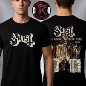 Ghost Skeletour World Tour 2026 Tour Dates Unisex T Shirt Two Sided