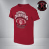 Indiana Hoosiers 2025 National Champions Helmet Never Daunted Never Defeated Unisex T Shirt