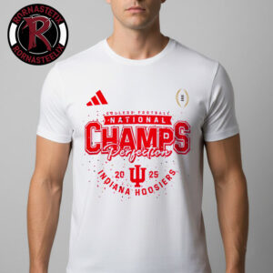Indiana Hoosiers Adidas Perfect Season National Champions College Football 2025 Unisex T Shirt