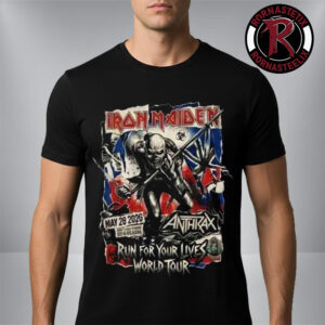 Iron Maiden Run For Your Lives World Tour 2026 On May 26 2026 At Vasil Levski Stadium Unisex T Shirt