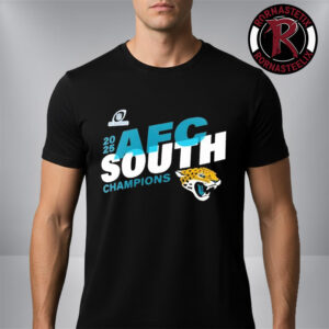 Jacksonville Jaguars 2025 AFC South Division Champions Unisex T Shirt