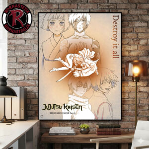 Jujutsu Kaisen The Culling Game Part 1 Mai And Maki Destroy It All Poster Canvas Decor