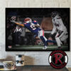 Ja’Quan McMillian Denver Broncos 2025 AFC Divisional Round Interception Celebration Photograph Poster Horizontal