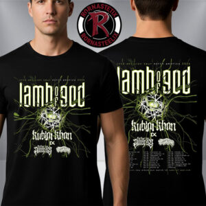 Lamb Of God Into Oblivion Tour North America 2026 Schedule Tour Dates Unisex T Shirt Two Sided